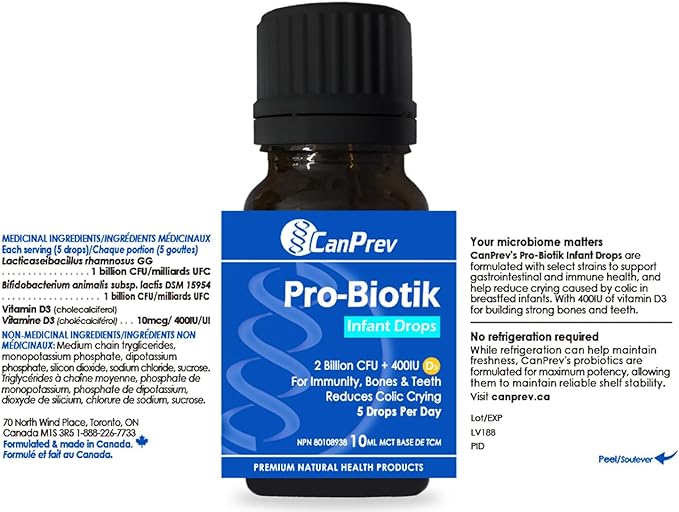 Pro-Biotik Infant Drops | CanPrev | 10 mL