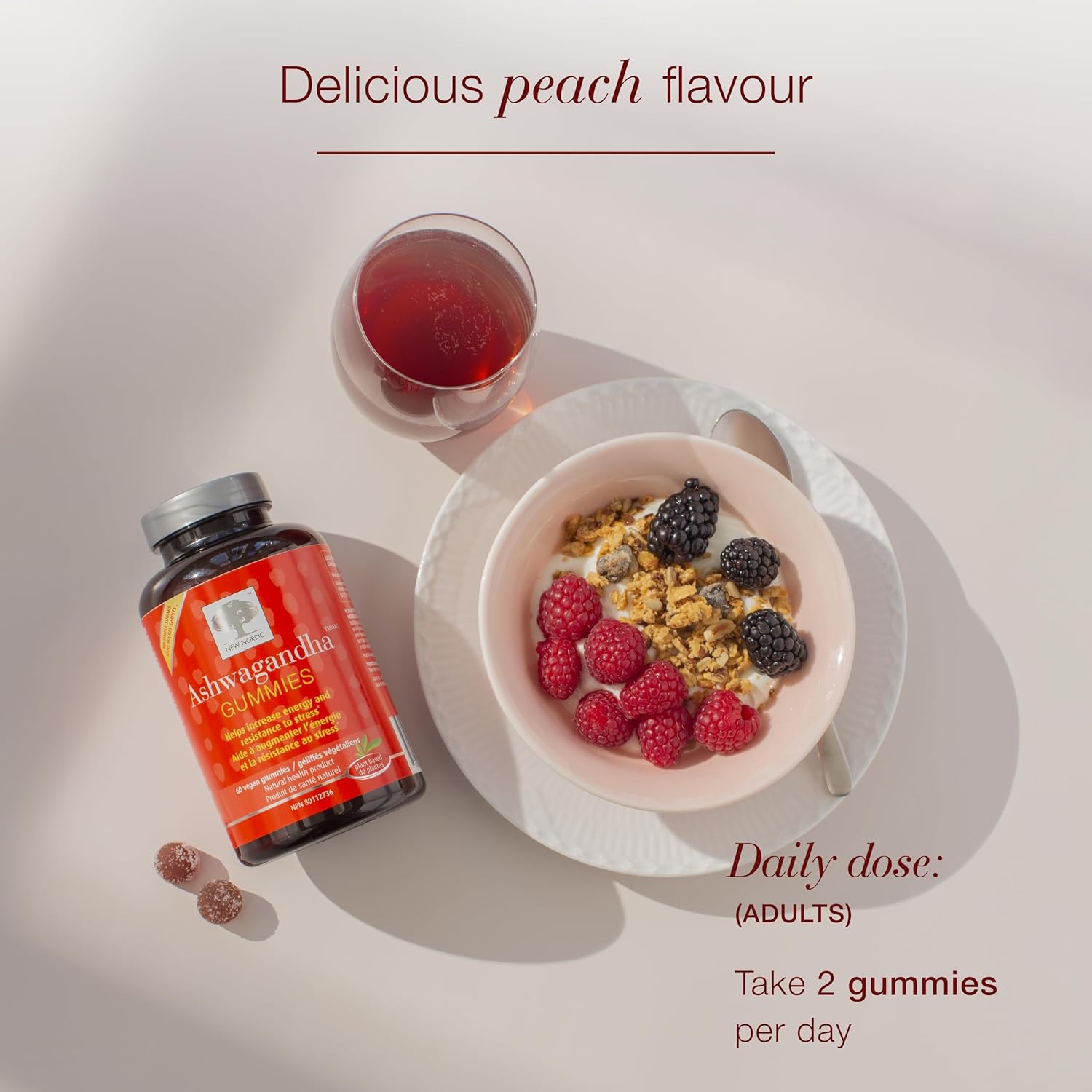 Ashwagandha Gummies | New Nordic| 60 Gummies