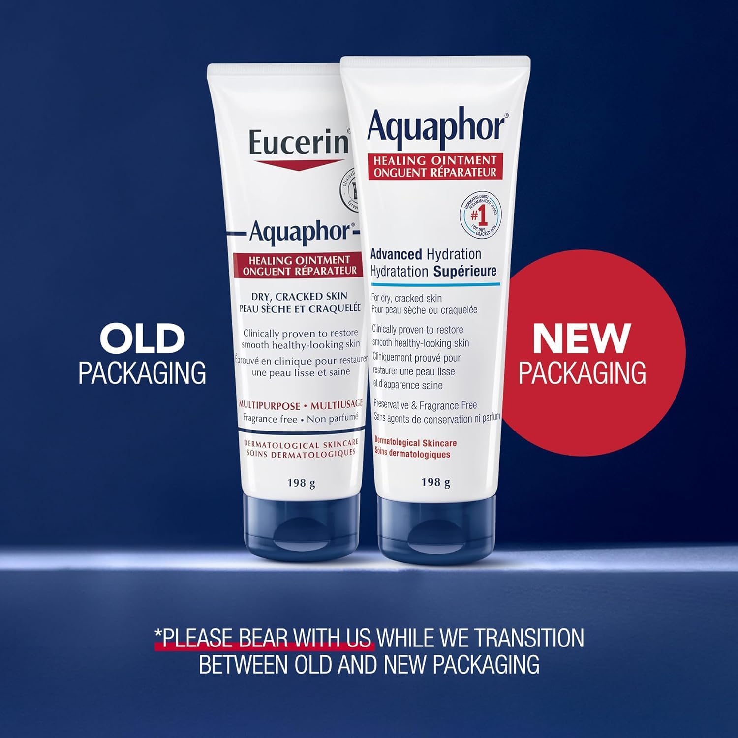 Aquaphor Healing Ointment | Eucerin® | 198 OR 396 G