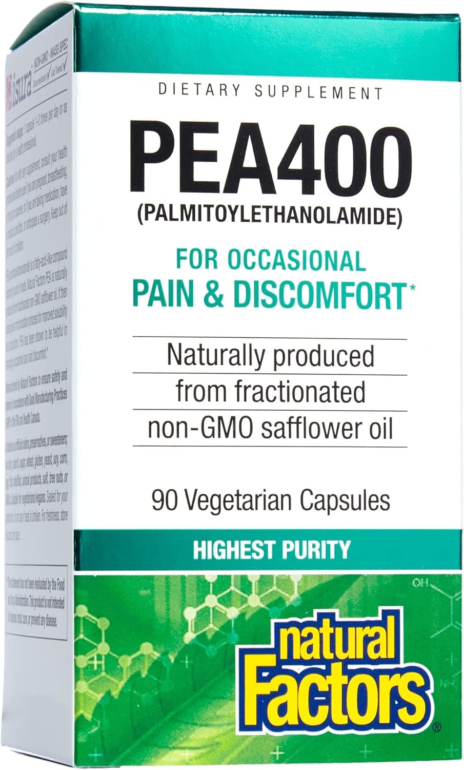 PEA400 Palmitoylethanolamide | Natural Factors® | 90 Capsules