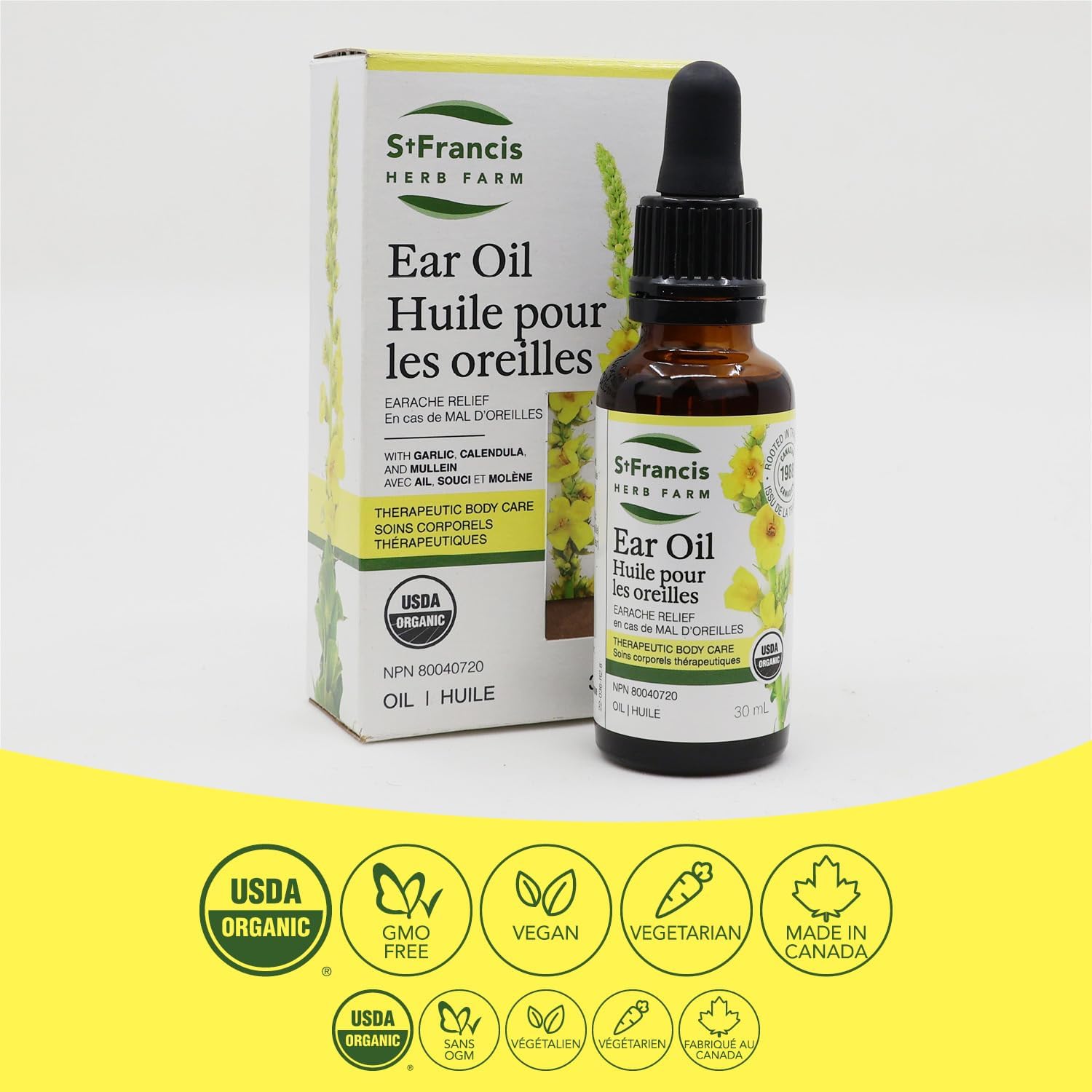 Ear Oil | St. Francis Herb Farm | 30 mL