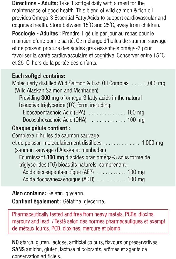 Wild Salmon & Fish Oils | Jamieson™ | 200 or 280 Softgels