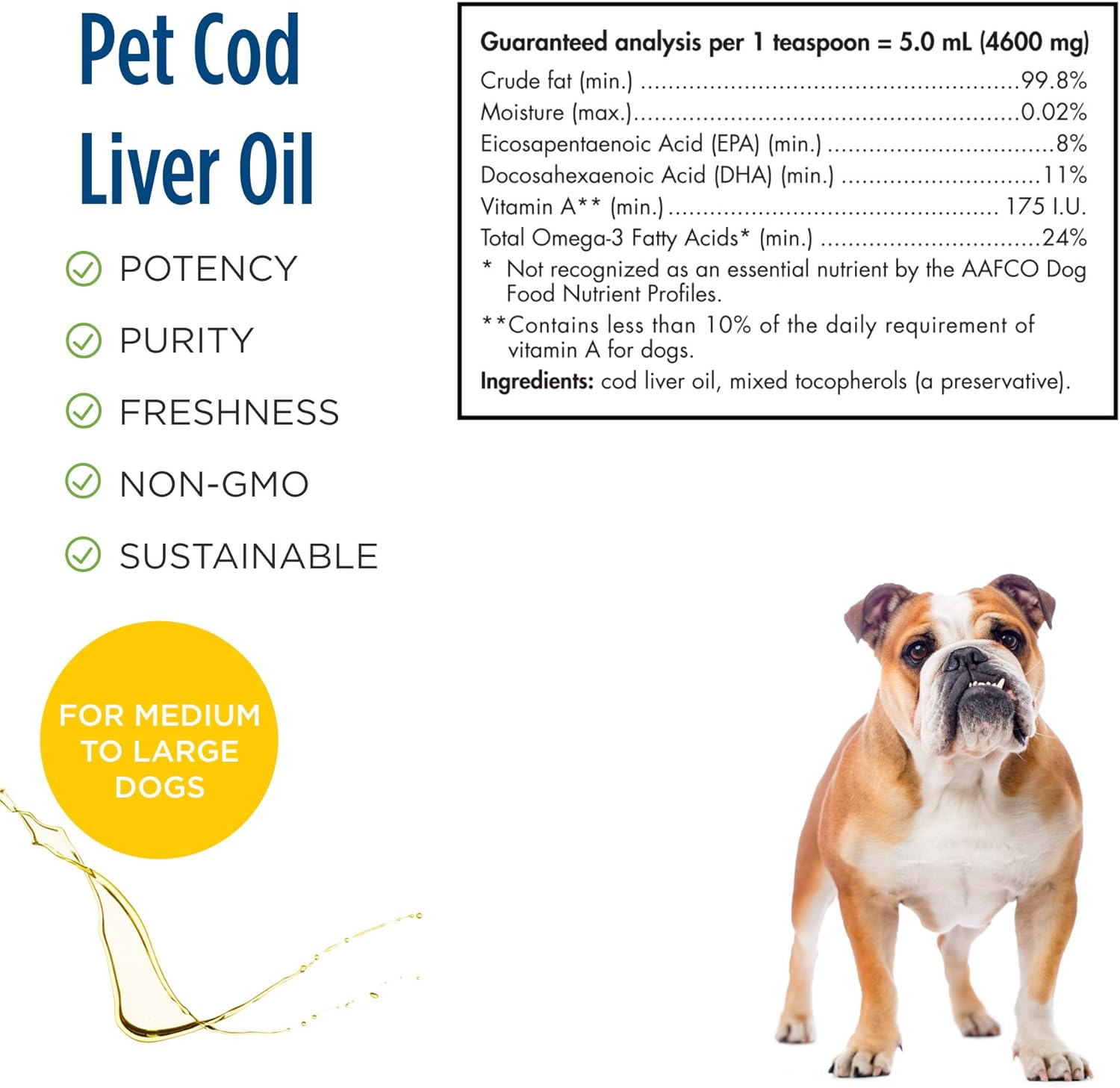 Pet Cod Liver Oil | Nordic Naturals® | 237 mL