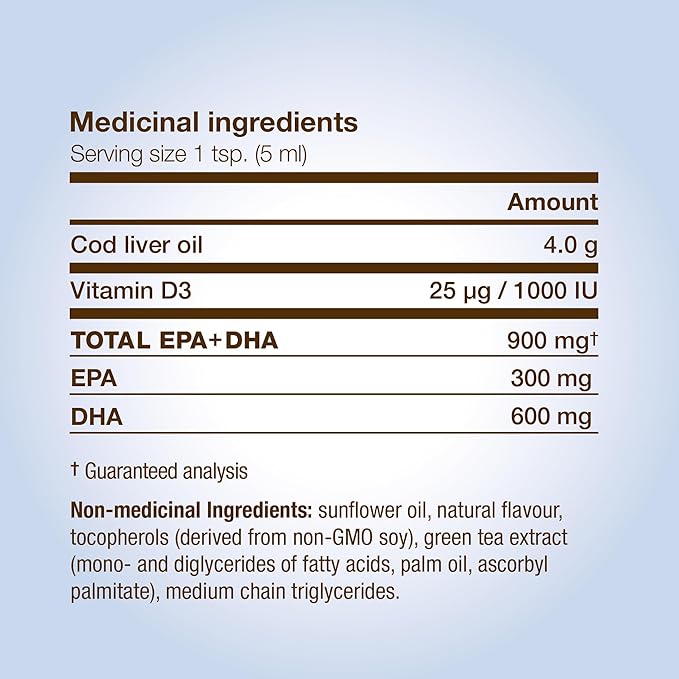 Cod Liver Oil | NutraSea® | 6.8 fl oz (200 mL)