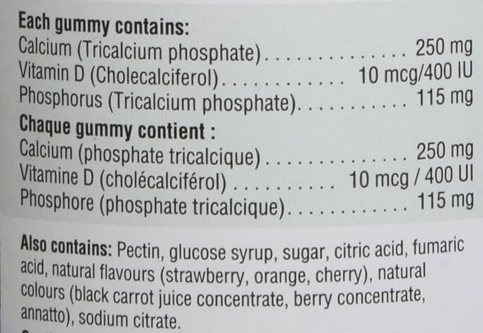 Calcium + Vitamin D3 | Jamieson™ | 60 Gummies