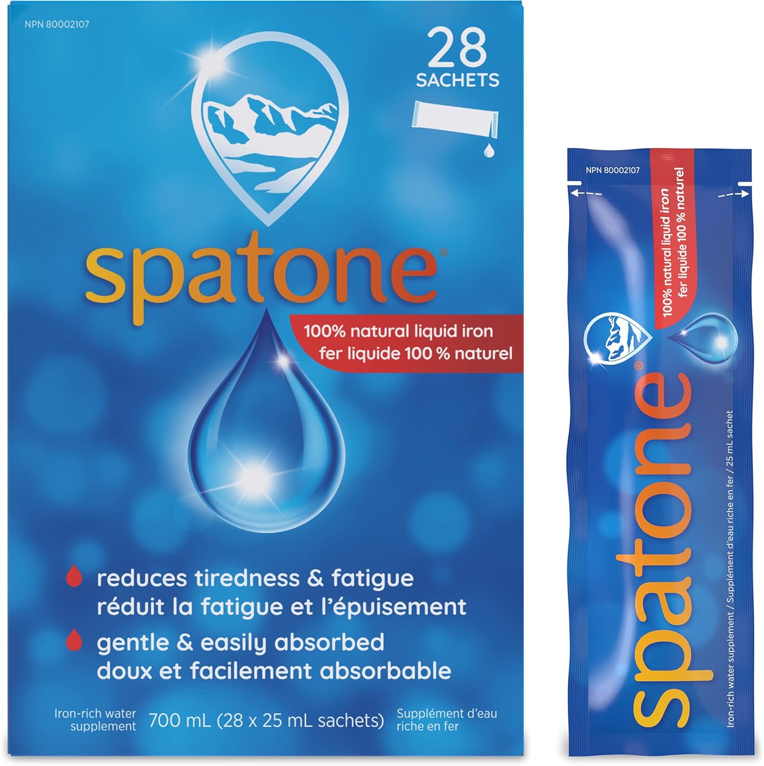 Liquid Iron | Spatone® | Pack of 1 (28 Sachets)