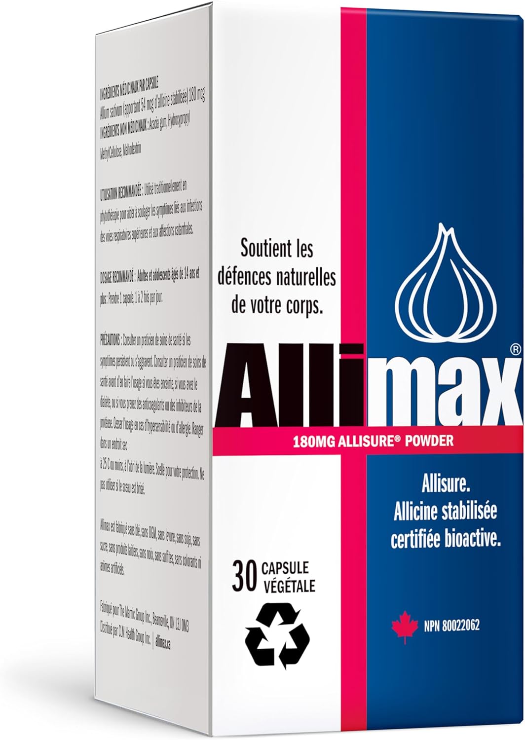 Allicin Capsules - 180mg | Allimax® | Different Sizes