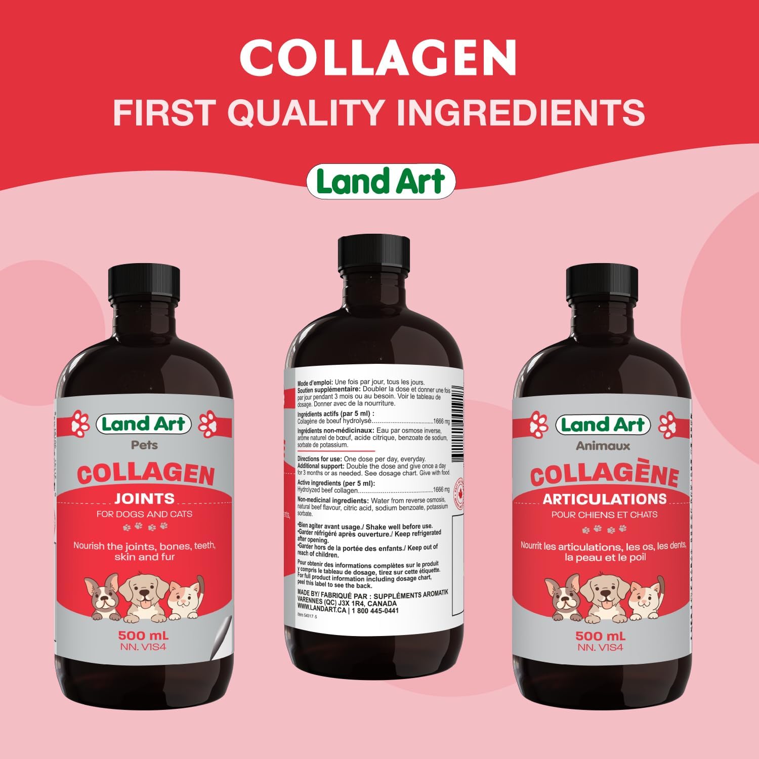 Collagen For Pets | LAND ART | 500 mL