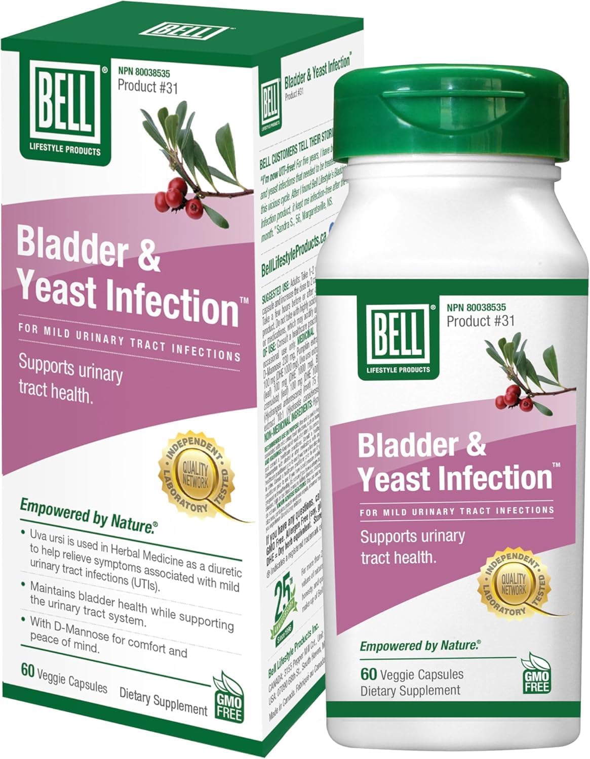 Bladder & Yeast Infection™ | Bell® | 60 Capsules