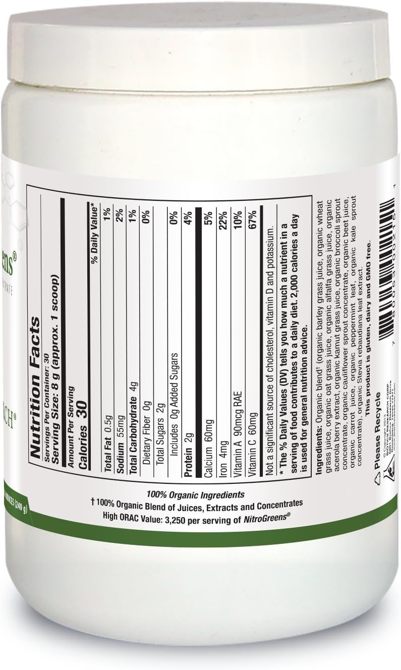 NitroGreens | Biotics Research® | 8.5 ounces (240 grams)