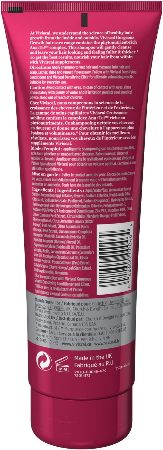 Gorgeous Growth Densifying Shampoo | Viviscal™ | 250 mL