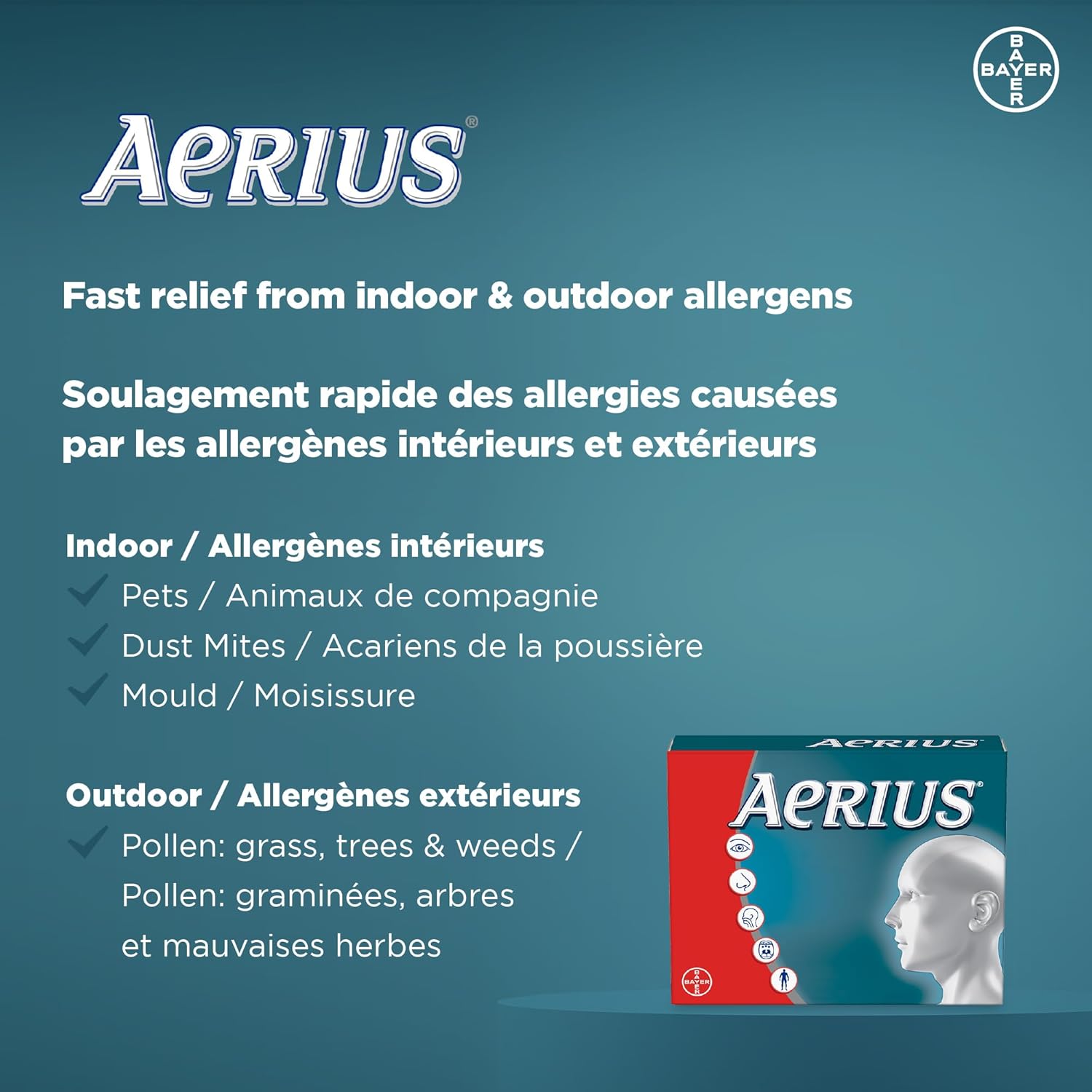 Aerius Allergy 5mg | AERIUS® | Different Size