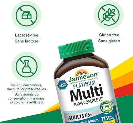 100% Complete Multi Platinum | Jamieson™ | 115 Caplets