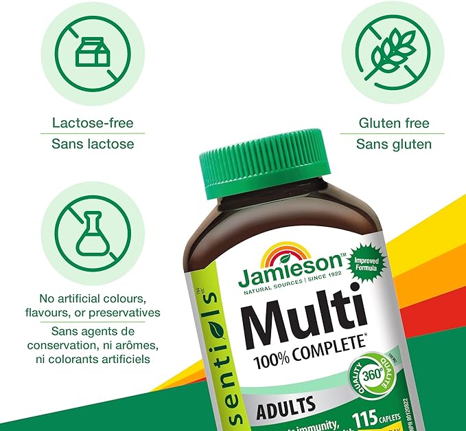 Complete Multi Adults 50+ | Jamieson™ | 115 Caplets