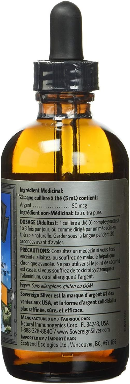 Bio-Active Silver Hydrosol | Sovereign Silver® | 59 mL or 118 mL