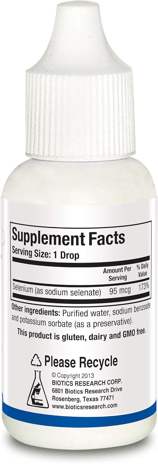 Aqueous Selenium | Biotics Research® | 0.5 fl. oz. (14.79 mL)