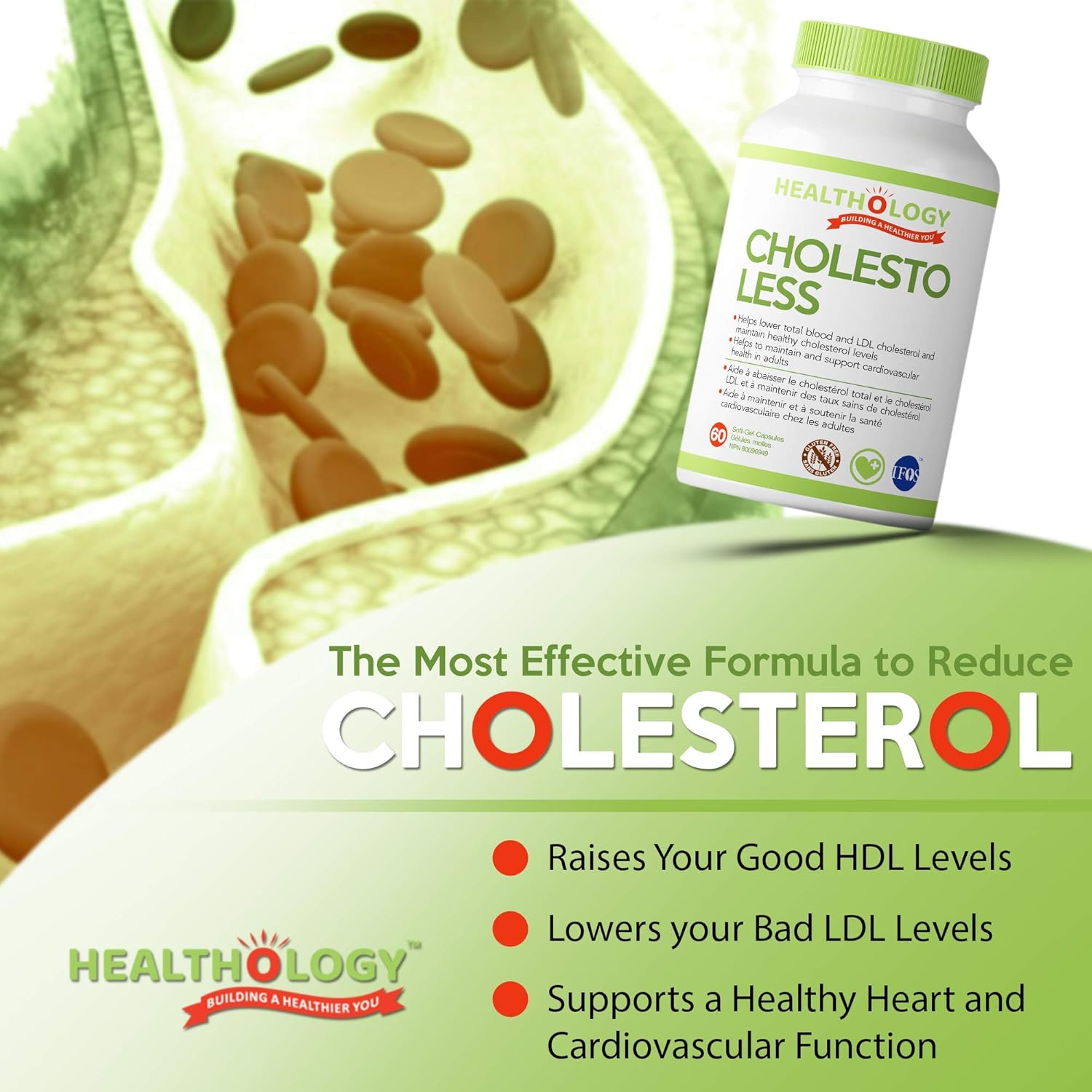 Cholesto-less | Healthology™ | 60 Softgels