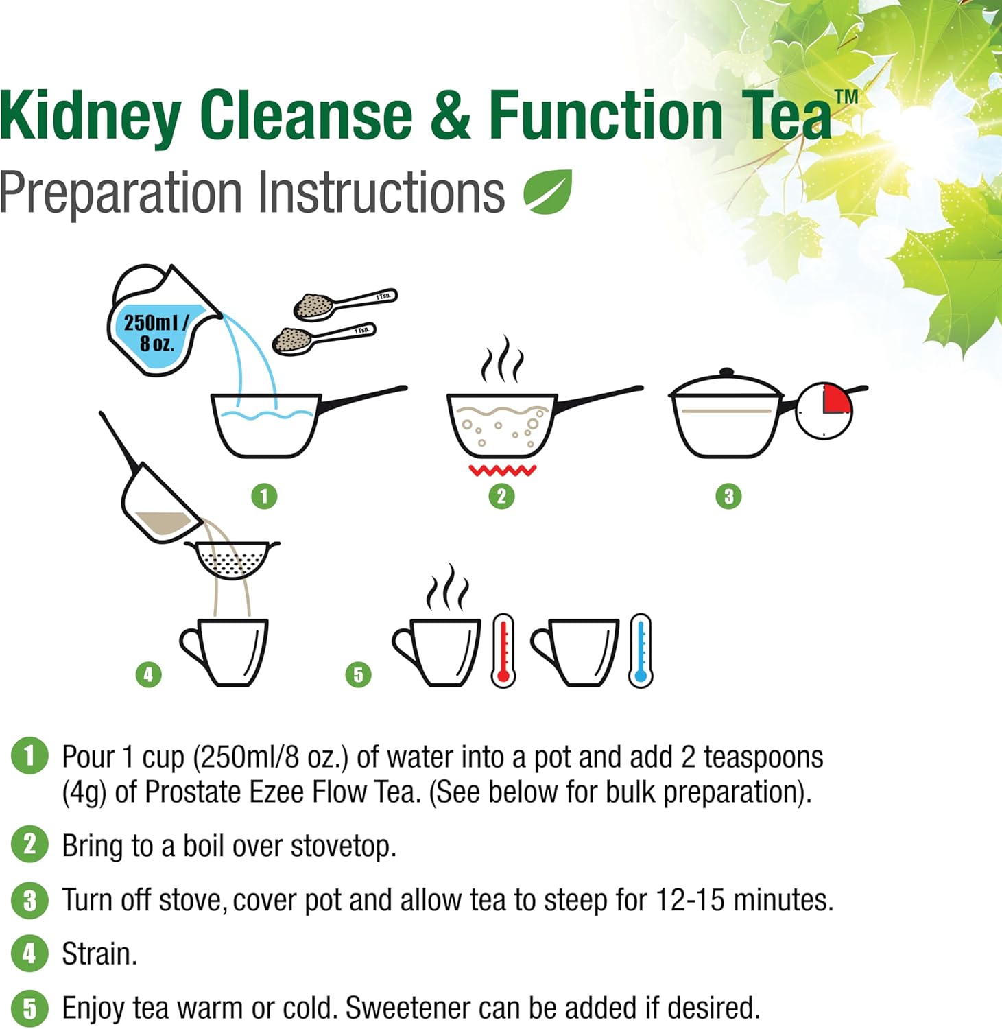Kidney Cleanse & Function Tea™ | Bell® | 120 gr