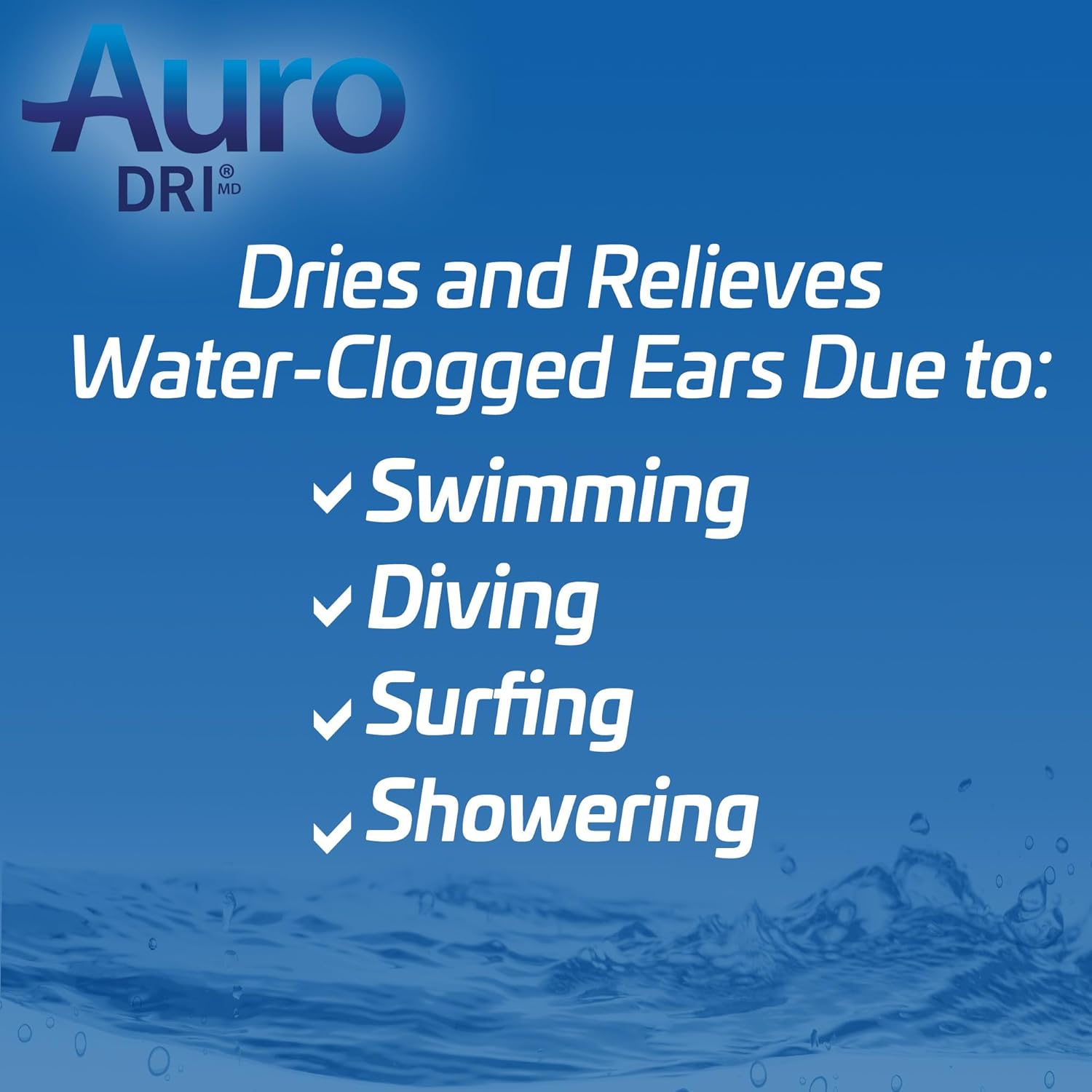 Ear Water-Drying Aid Liquid | Auro-Dri® | 29.6 mL