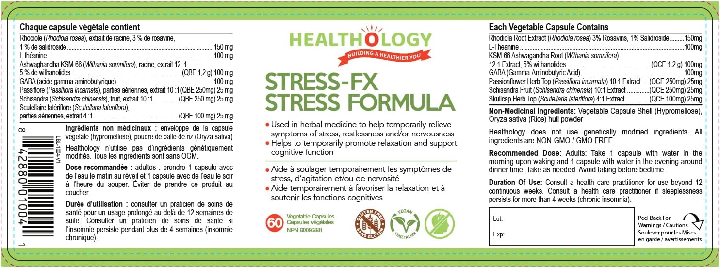 Stress-FX | Healthology™ | 60 Capsules