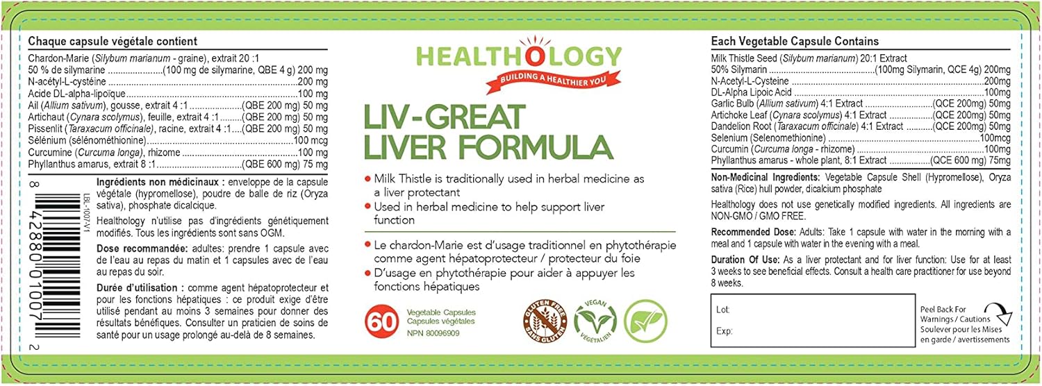 Liv-Great | Healthology™ | 60 Capsules