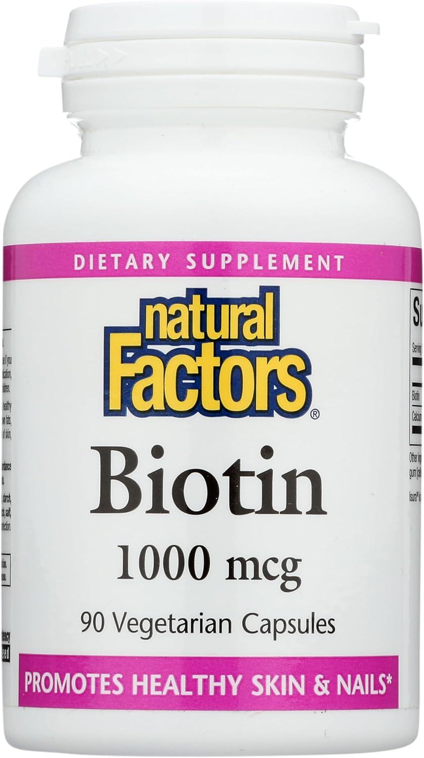 Biotin | Natural Factors® | With Various Potencies & Dosages