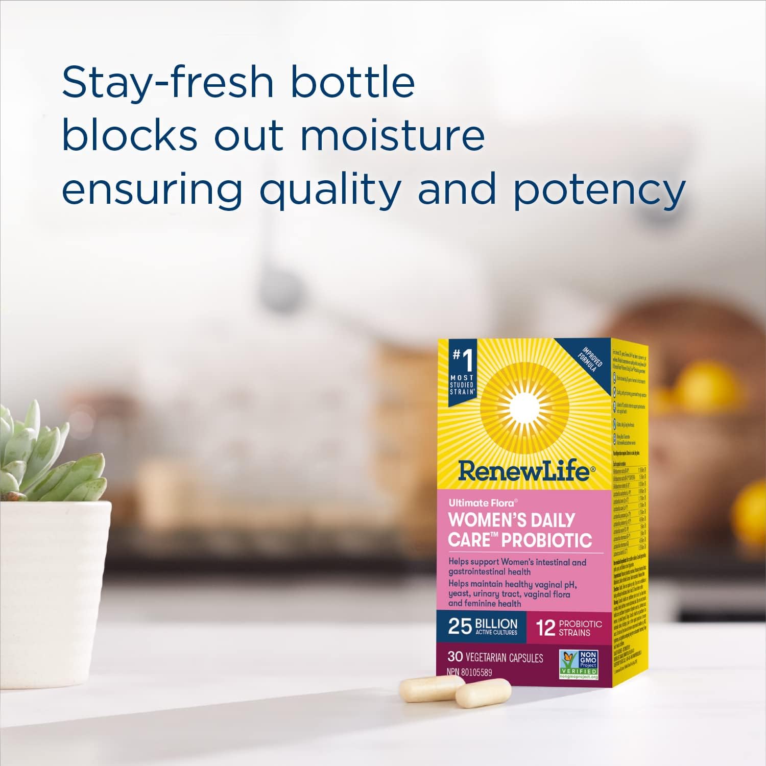 Ultimate Flora Women's Daily Care 25B | Renew Life® | 30 Vegetarian Capsules