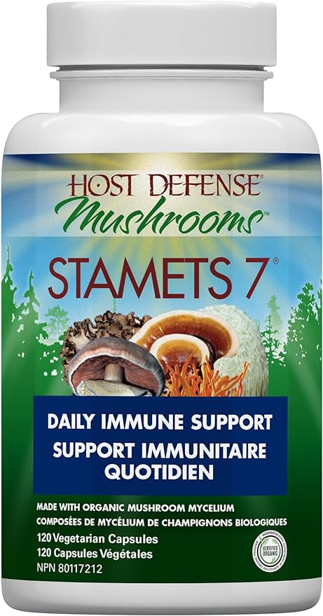 Stamets 7® Capsules | Host Defense® Mushrooms™ | Various Sizes