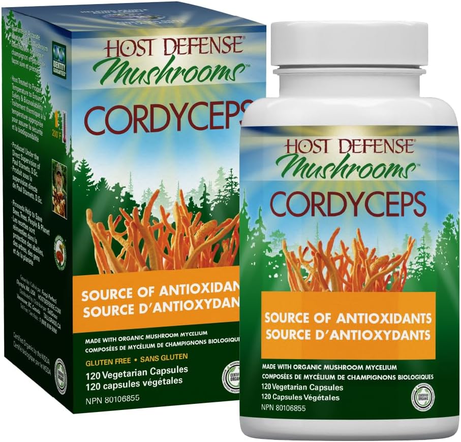 Cordyceps Capsules | Host Defense® Mushrooms™ | 30 or 60 or 120 Capsules