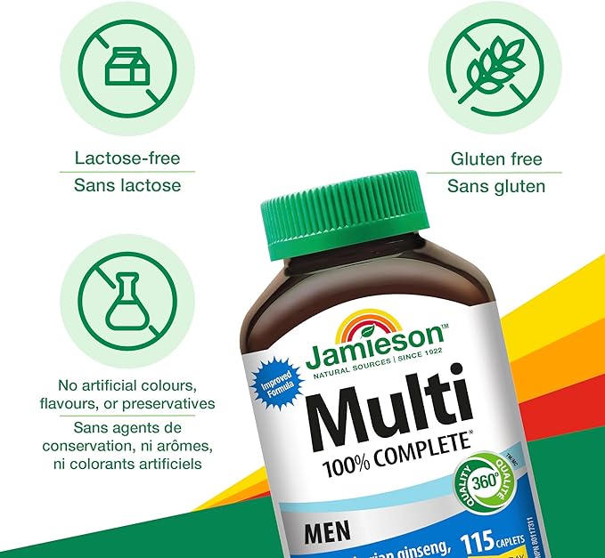 Multi For Men | Jamieson™ | 115 or 160 Caplets