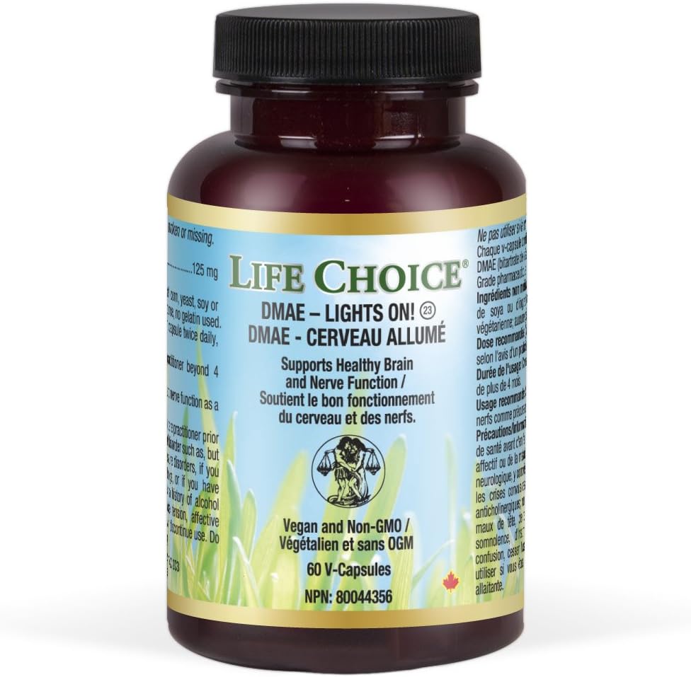 DMAE-Lights On! | Life Choice® | 60 Vegetarian Capsules