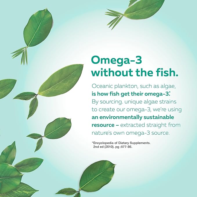 Plant-Based Omega-3 Liquid Gels | NutraVege™ | 30 or 75 Softgels
