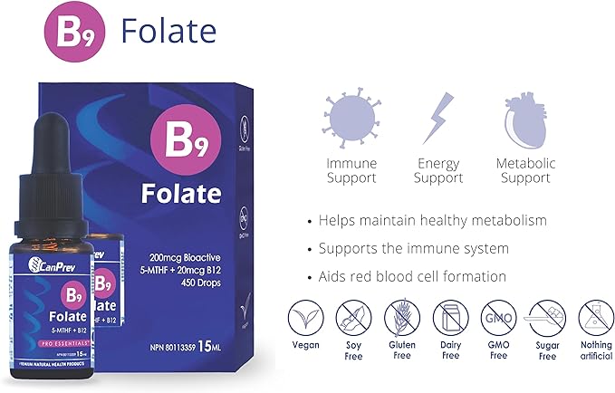 B9 Folate Drop | CanPrev | 15 mL