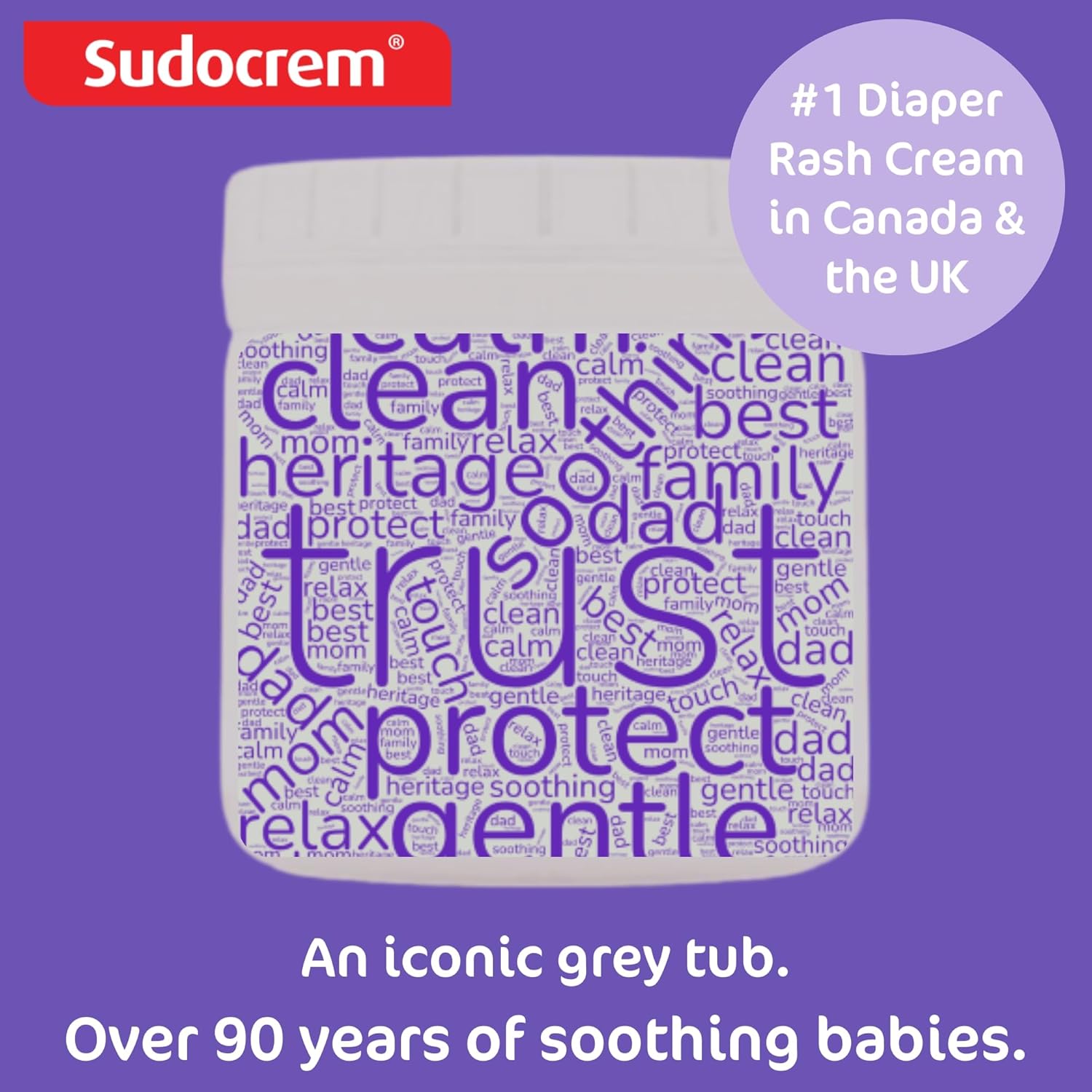 Diaper Rash Cream for Baby| Sudocrem® | 125 or 250g