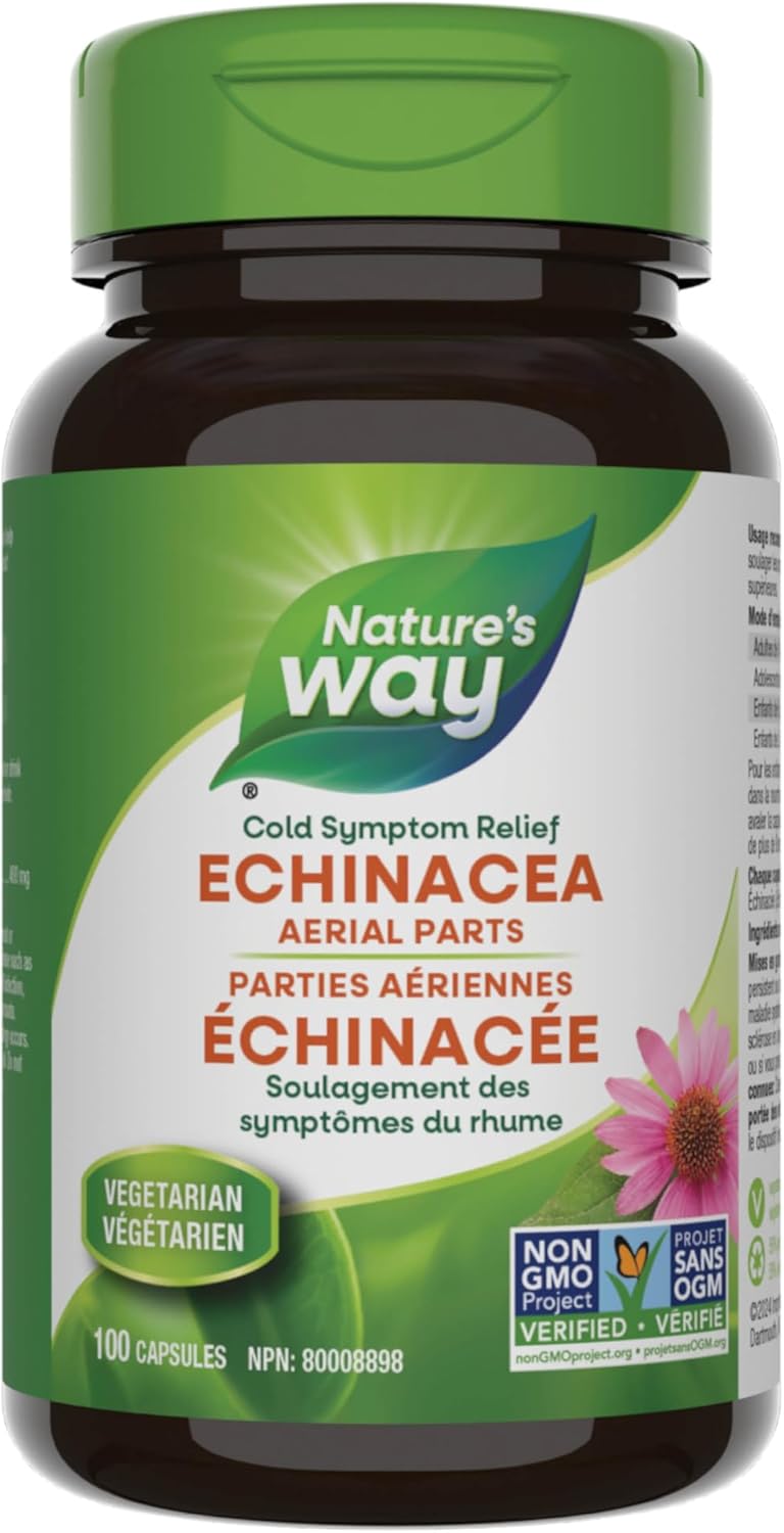 Echinacea Herb | Nature's Way® | 100 OR 180 Capsules