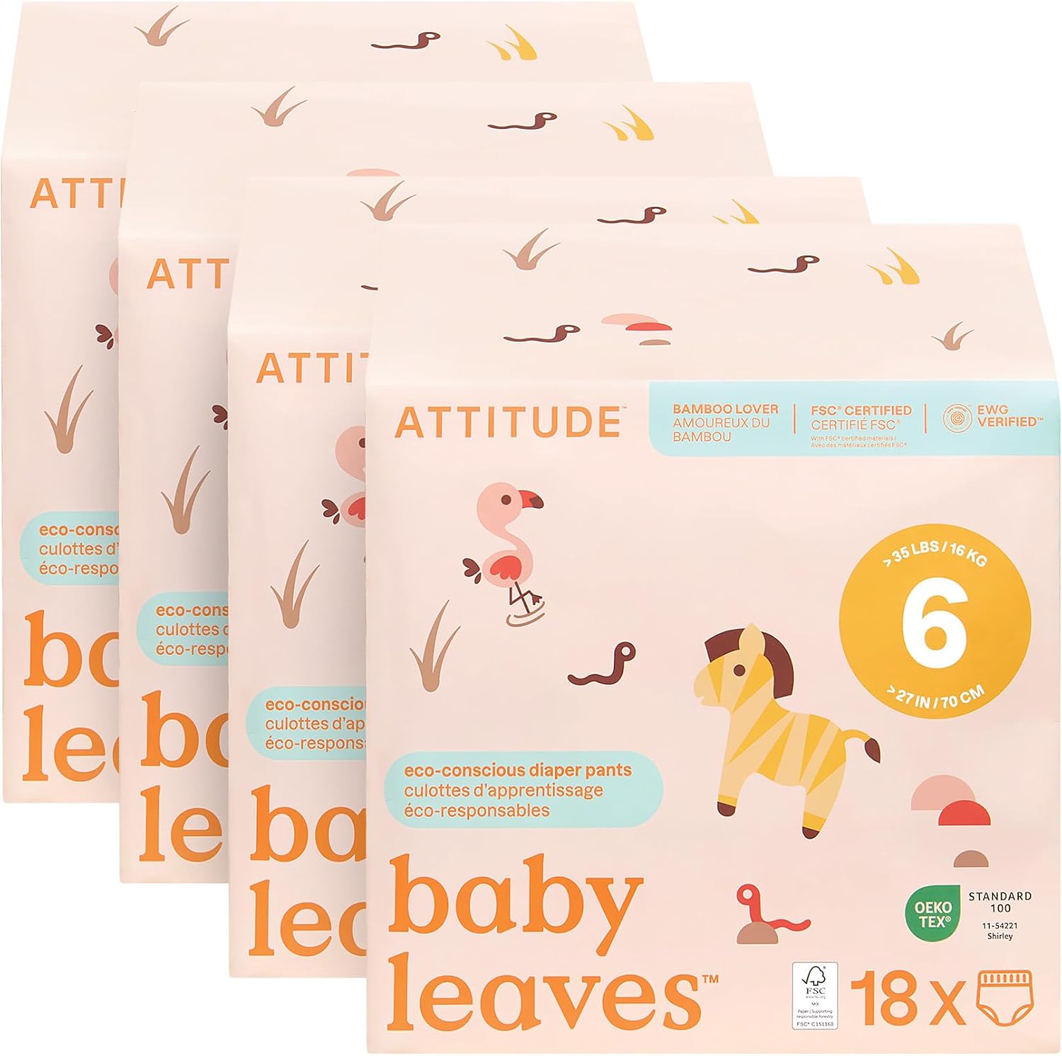 Baby Diapers | ATTITUDE® | Sizes 1–6