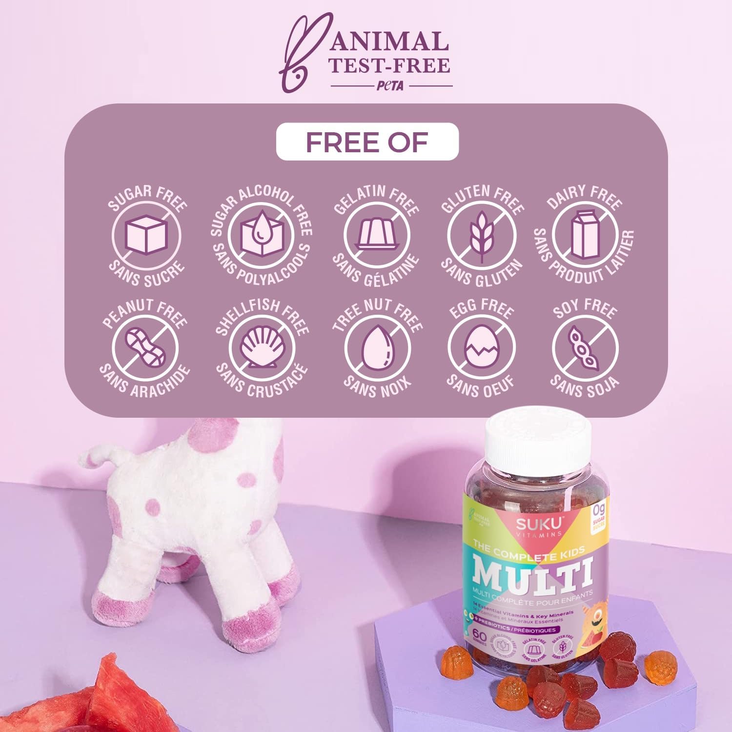 The Complete Kids Multi | Suku™ Vitamins | 60 Gummies