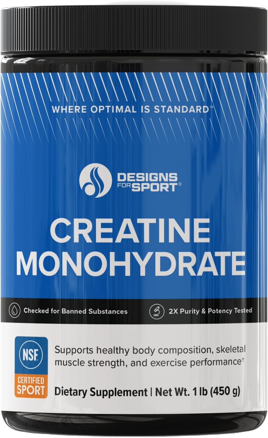 Creatine Monohydrate Powder | Designs for Sport® | 450 g (1 lb)