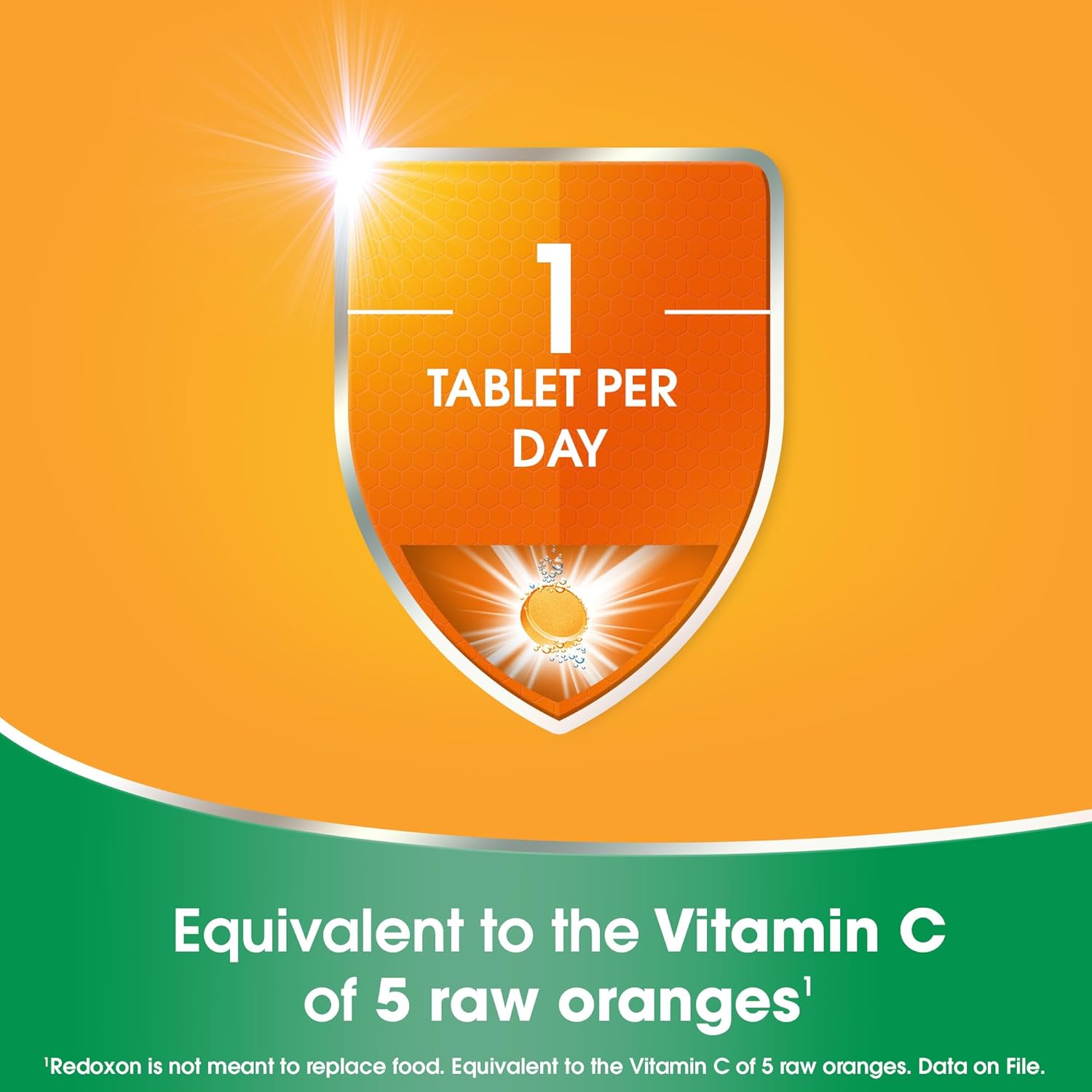 Vitamin B Complex Plus Vitamin C | Redoxon®.B | 15 Orange-Flavored Tablets