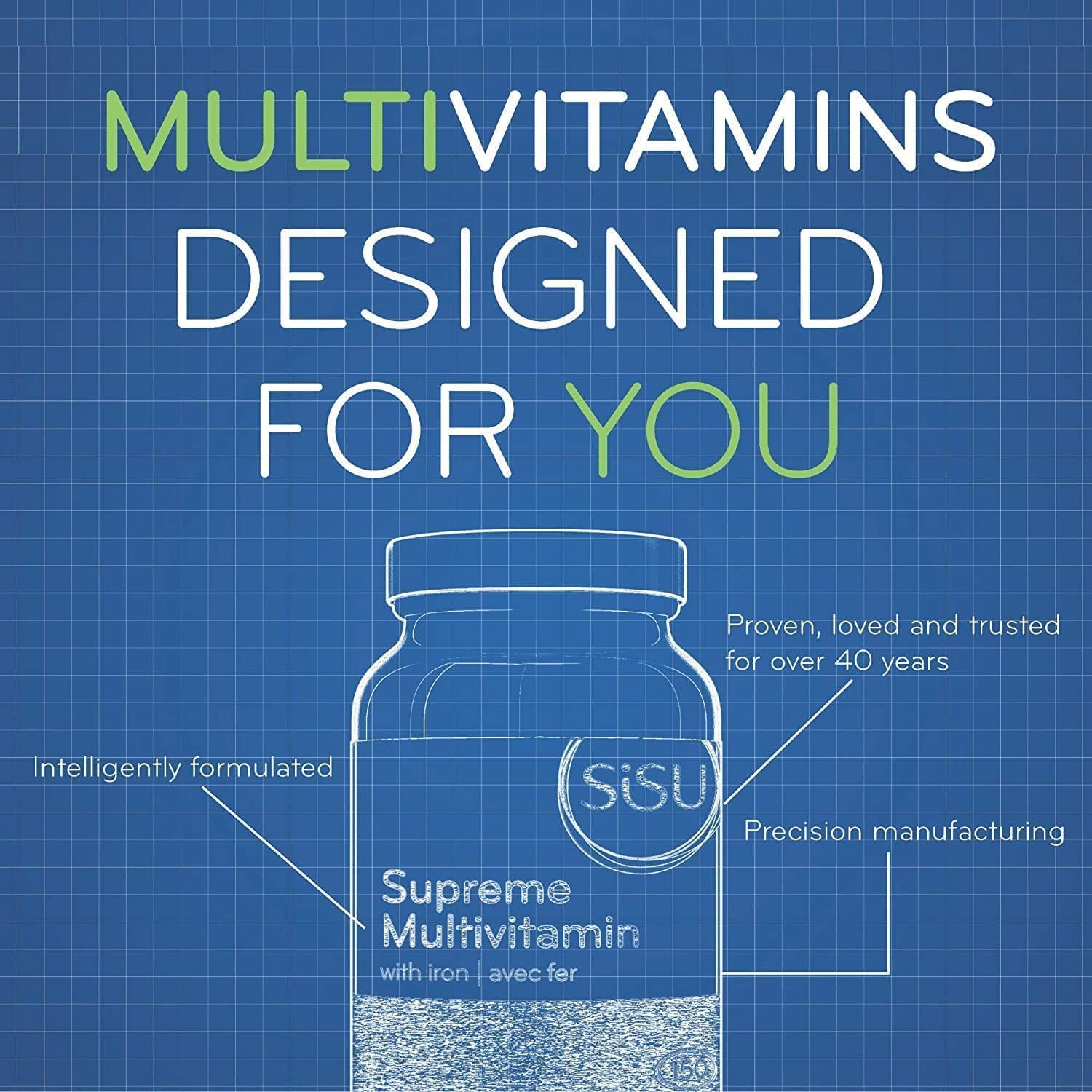 Supreme Multivitamin | SISU | 120 Veg Capsules