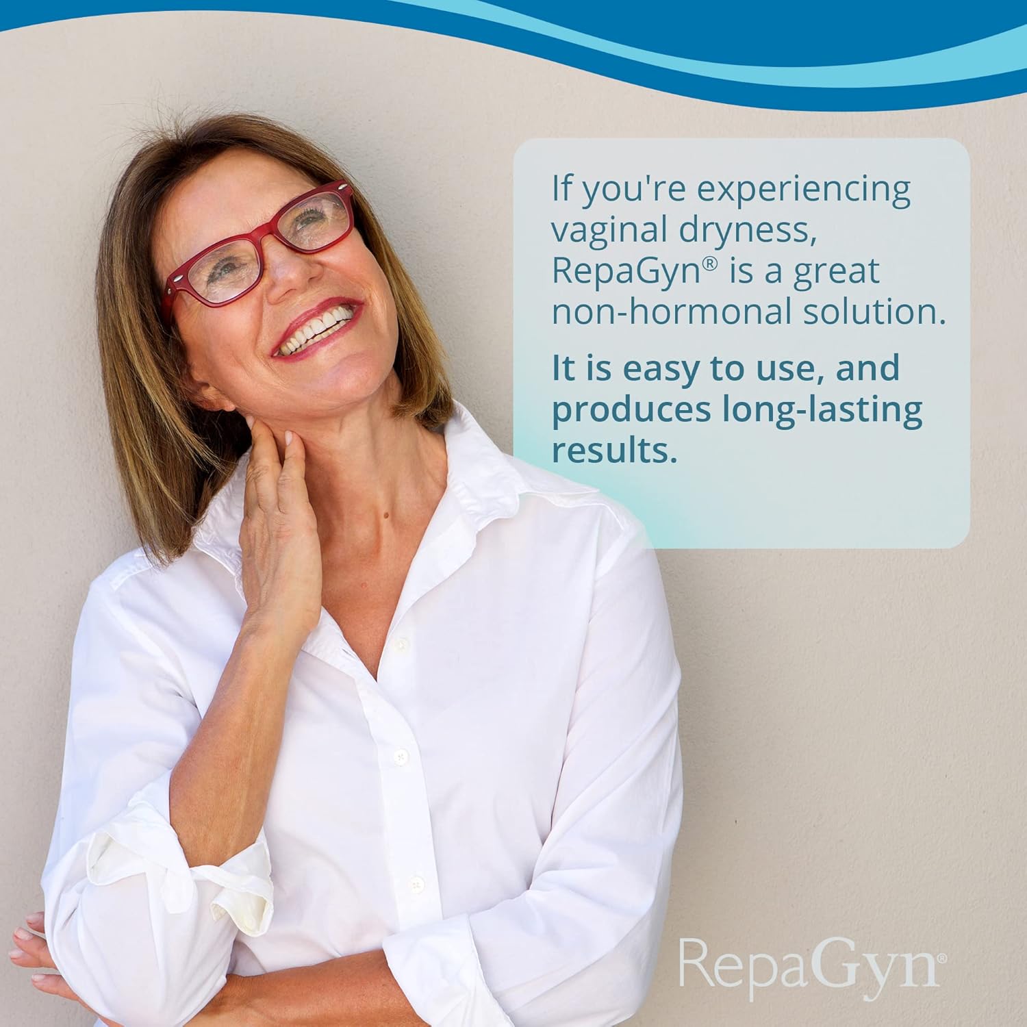 Vaginal Dryness Moisturizer | RepaGyn® | 10 x 2 g Vaginal Suppositories