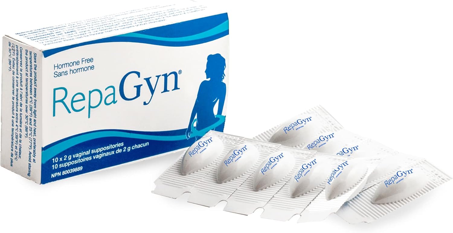 Vaginal Dryness Moisturizer | RepaGyn® | 10 x 2 g Vaginal Suppositories