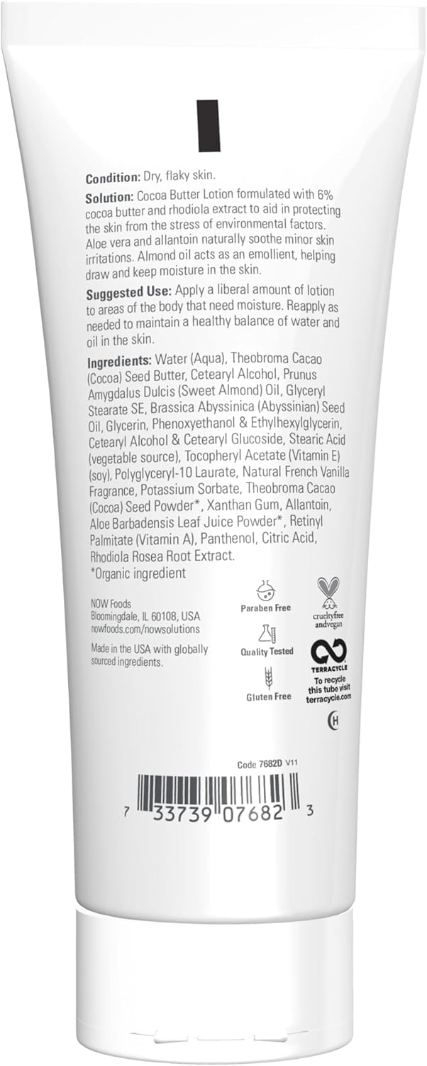 Cocoa Butter Lotion | NOW® | 237 mL