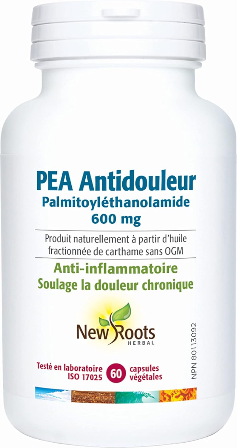 PEA Pain Relief | New Roots HERBAL® | 60 Vegetable Capsules