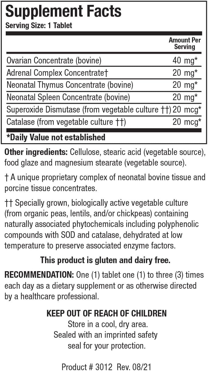Cytozyme-F™ | Biotics Research® | 60 Tablets
