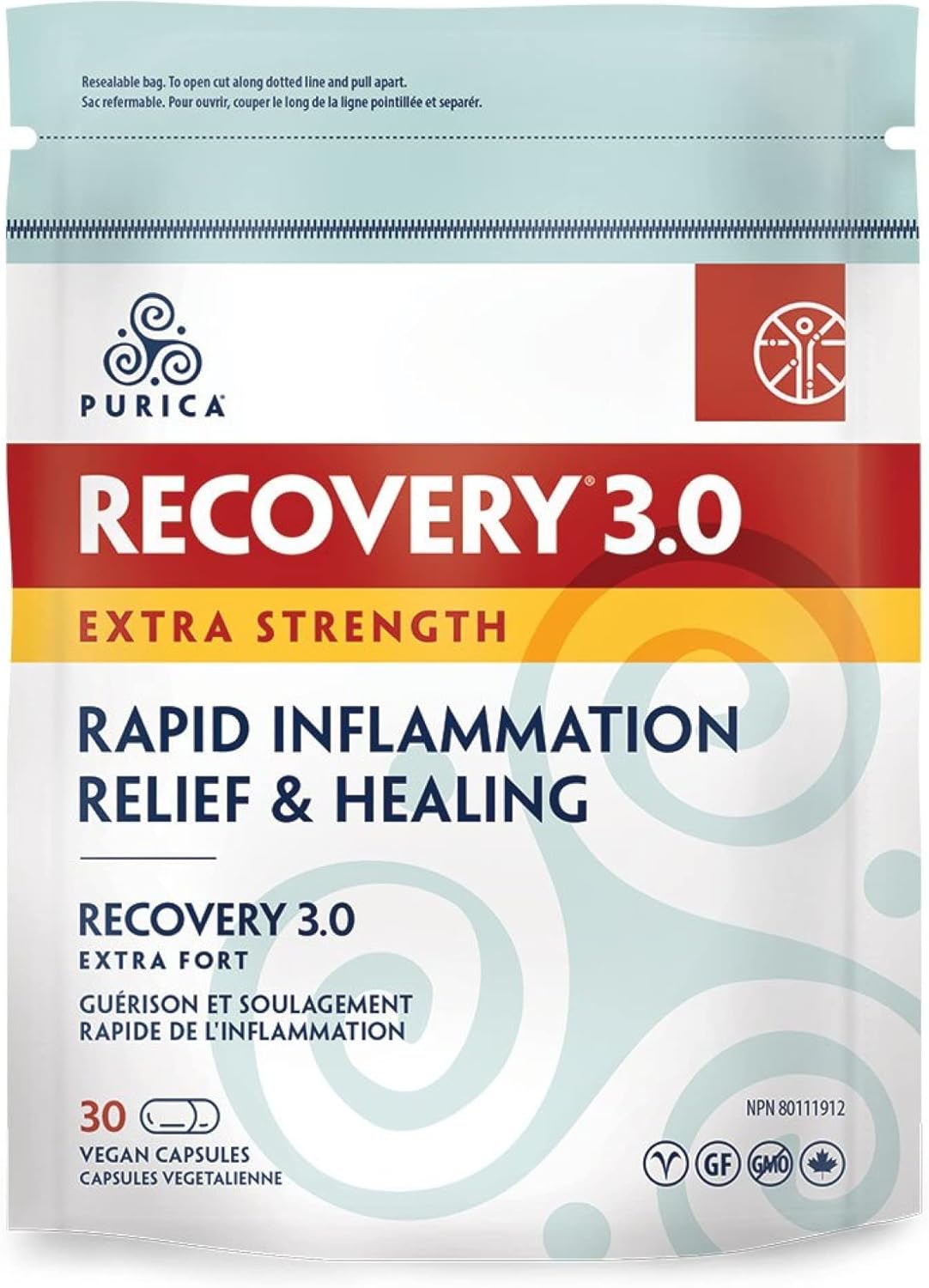 Recovery 3.0 | Purica® | 30 or 120 Capsules