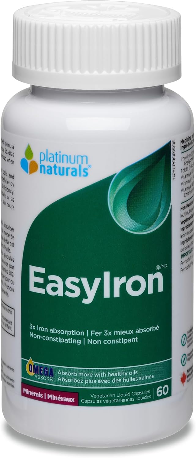 Easy Iron | Platinum Naturals® | 60 or 120 Capsules
