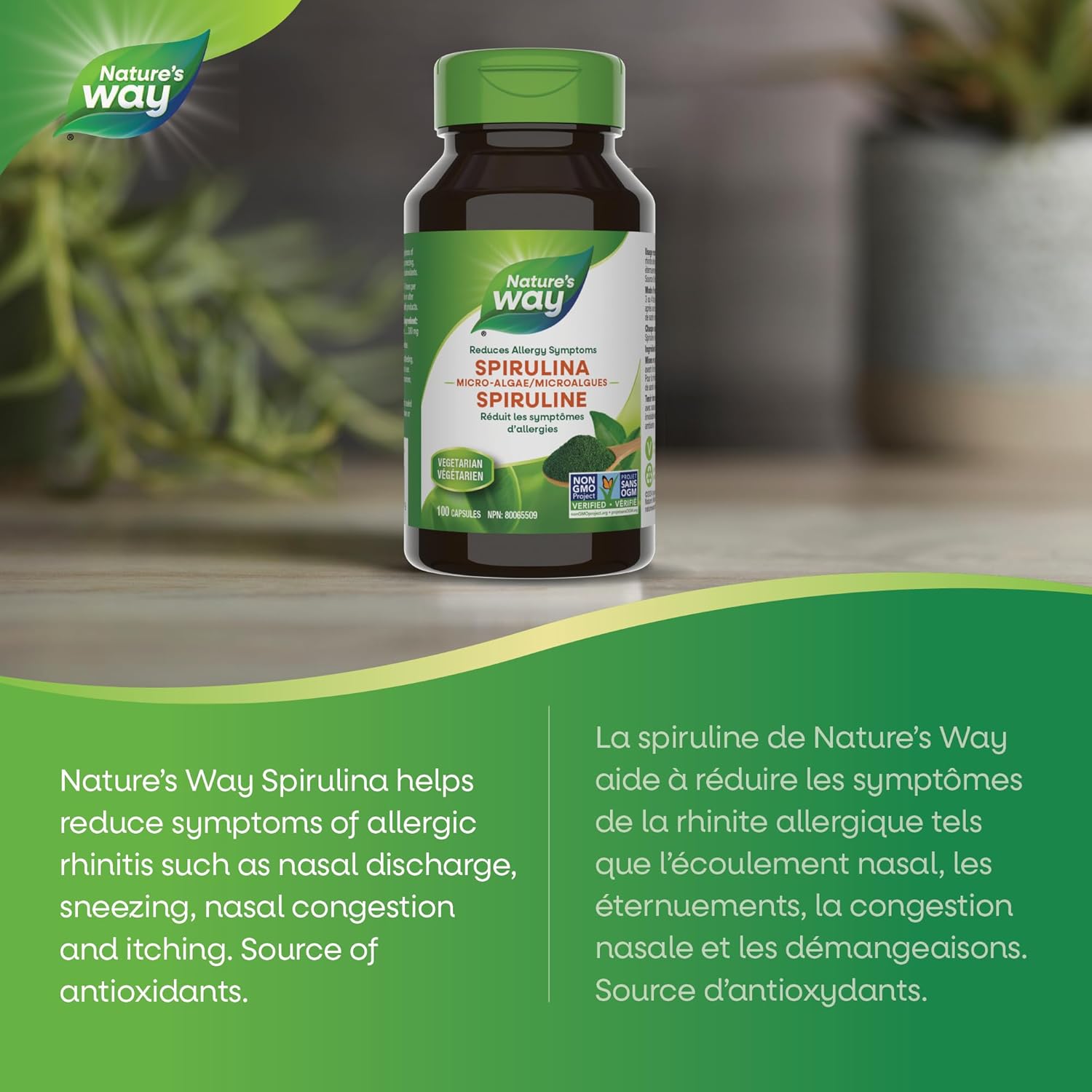 Spirulina | Nature's Way® | 100 Capsules