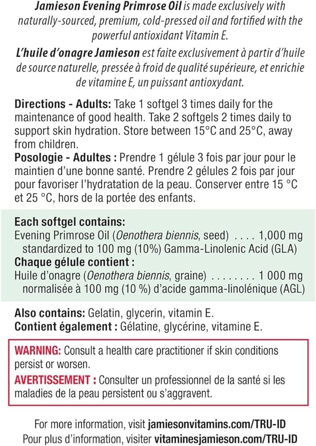 Evening Primrose Oil | Jamieson™ | Different Variants