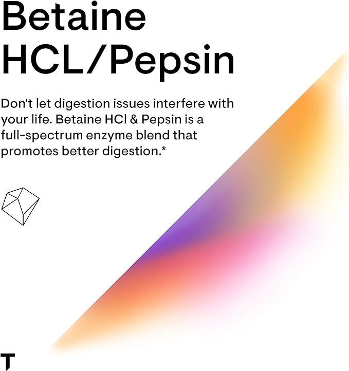 Betaine HCL & Pepsin | Thorne® | 225 Capsules